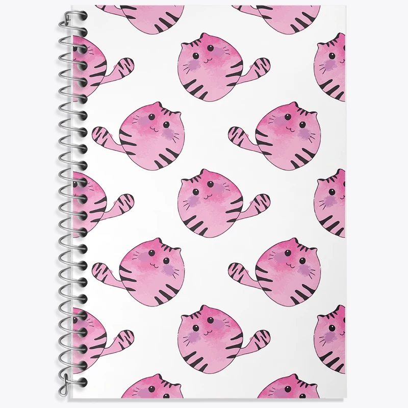 دفتر لغت 50 برگ خندالو طرح گربه (Cat) کد N494