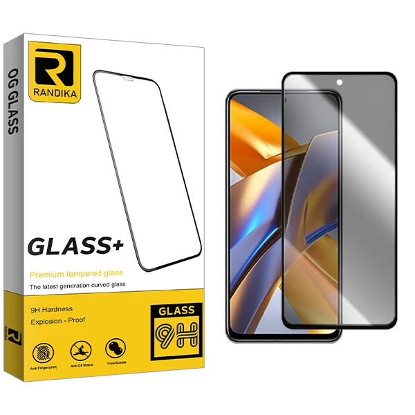 محافظ صفحه نمایش حریم شخصی راندیکا مدل RK مناسب برای گوشی موبایل شیائومی Poco M5s
