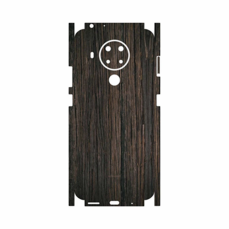 برچسب پوششی ماهوت مدل Burned-Wood-FullSkin مناسب برای گوشی موبایل نوکیا 5.4