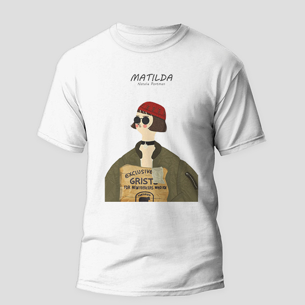 تی شرت آستین کوتاه دخترانه مدل ماتیلدا کد z018