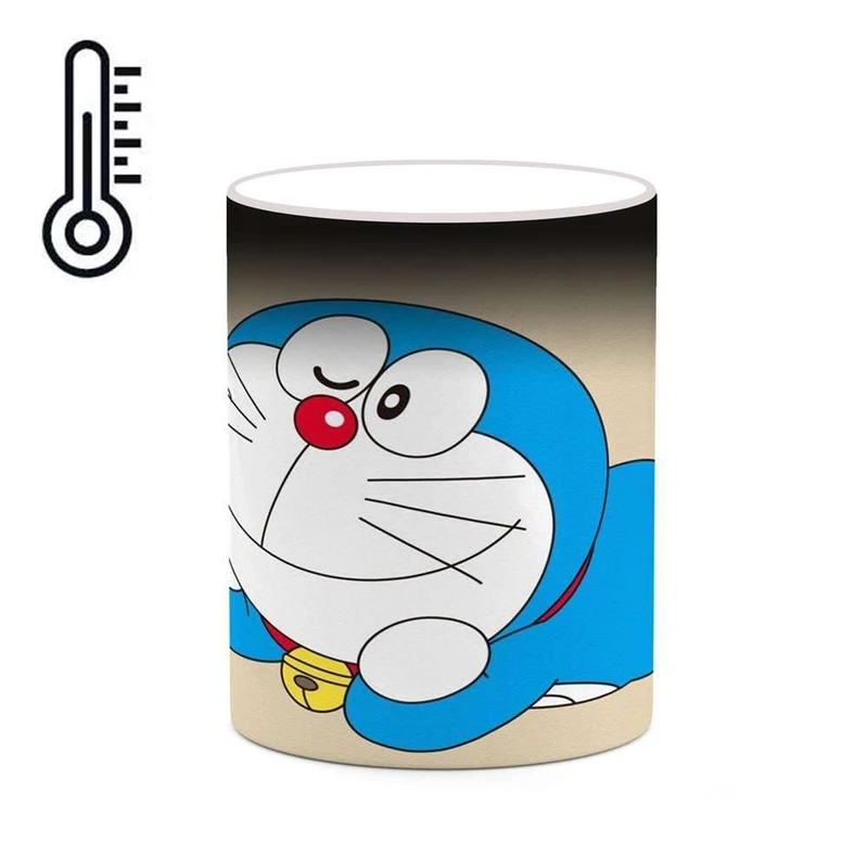 ماگ حرارتی کاکتی مدل کارتون Doraemon کد mgh22517