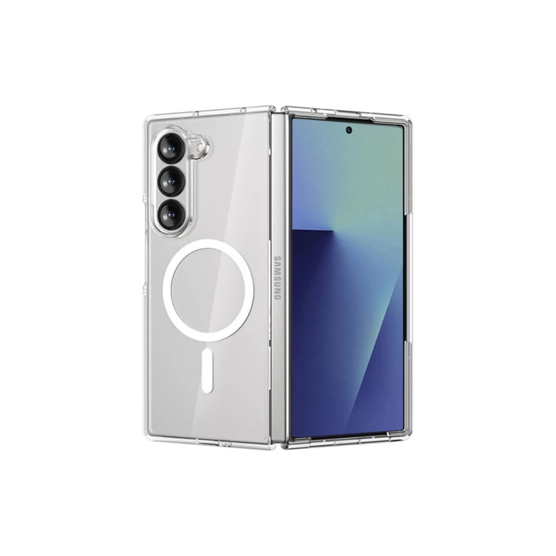 کاور مدل 82 Clear Magsafe Magnetic مناسب برای گوشی موبایل سامسونگ Galaxy Z Fold 7