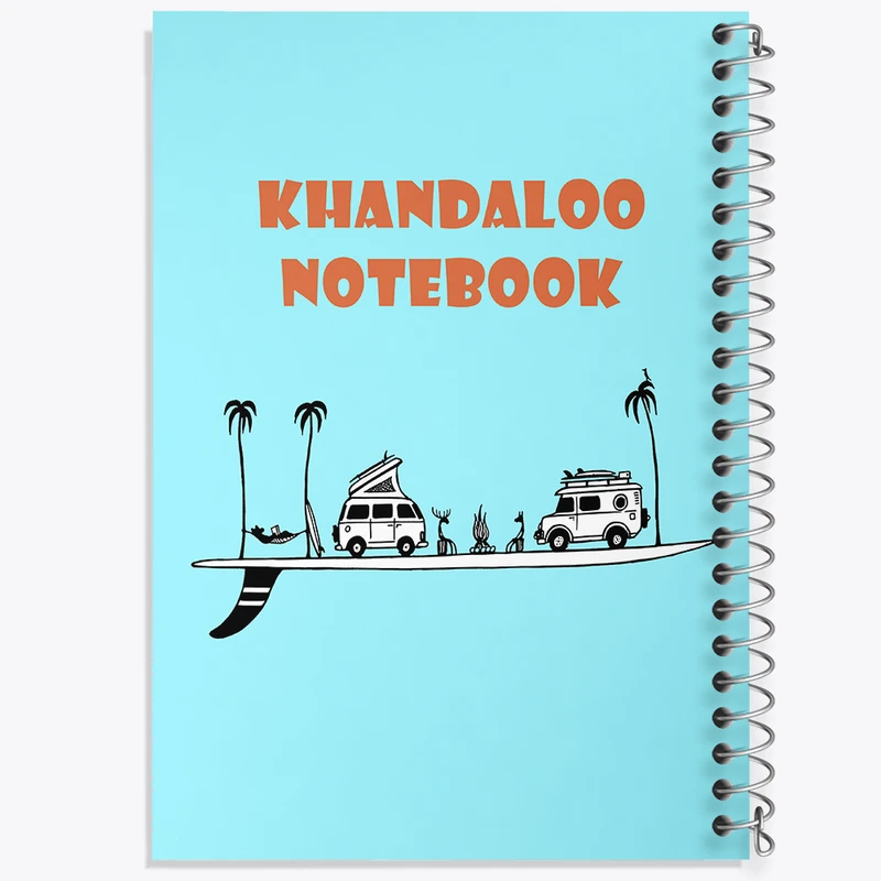 دفتر مشق 100 برگ خندالو طرح کمپینگ (Camping) کد N5821