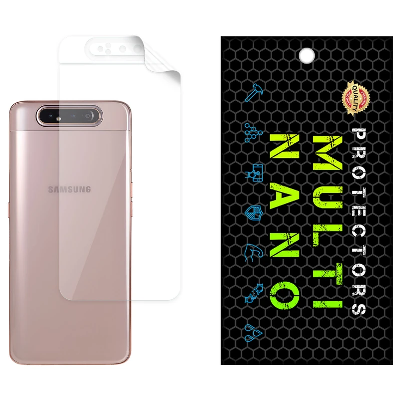 محافظ پشت شفاف نانو هیدروژل مولتی نانو مدل X-F1T مناسب برای گوشی موبایل سامسونگ Galaxy A80