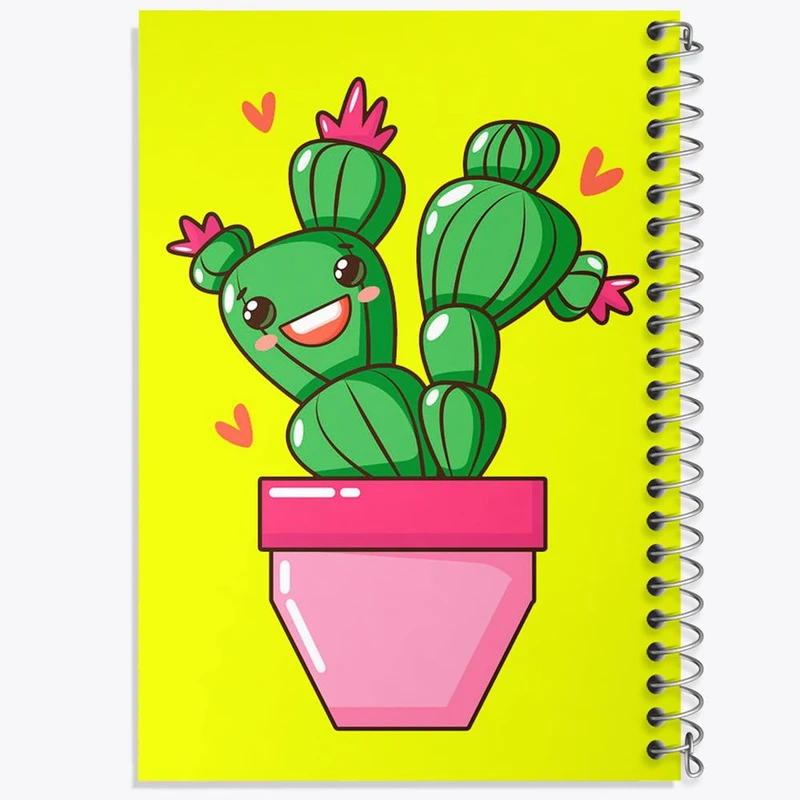 دفتر نقاشی 50 برگ خندالو مدل کاکتوس کد 25486