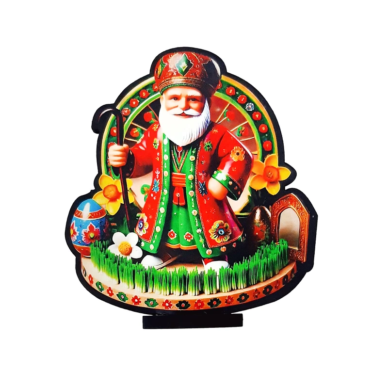 استند رومیزی تزیینی مدل هفت سین طرح عمونوروز کد NB1112