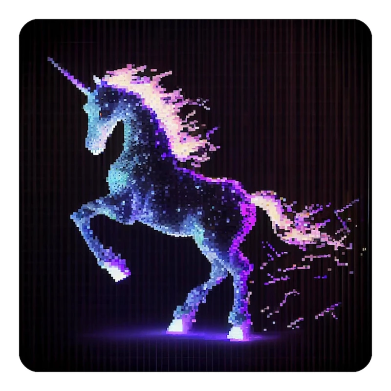 مگنت کاکتی طرح اسب تک شاخ و یونیکورن مدل mp33158