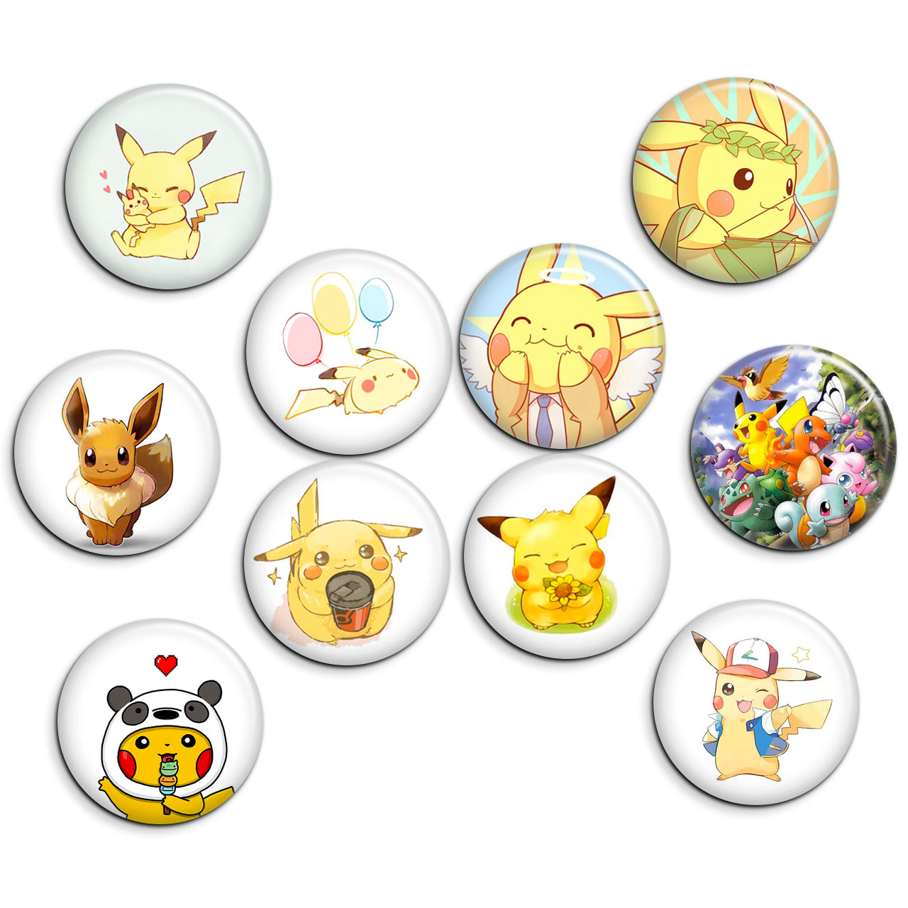 پیکسل پرمانه طرح pokemon کد pmg.5622 مجموعه 10 عددی