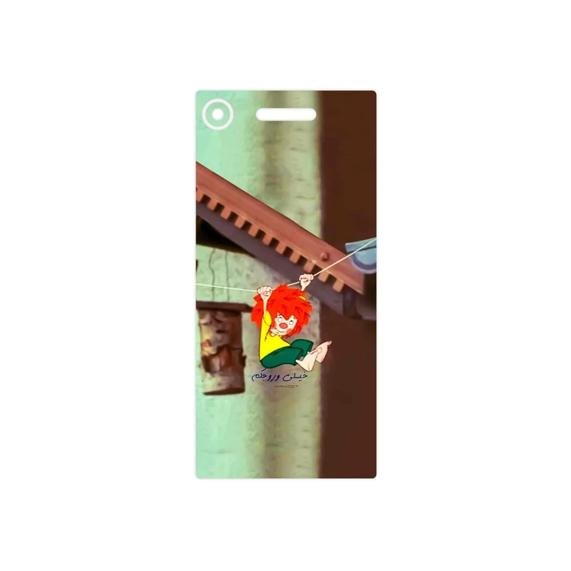 برچسب پوششی ماهوت مدل Meister Eder und sein Pumuckl مناسب برای گوشی موبایل سونی Xperia XZ1