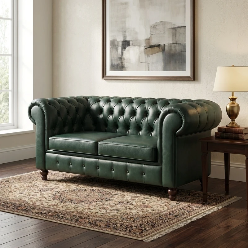 مبل انتظار دو نفره مدل چستر لوکس L602