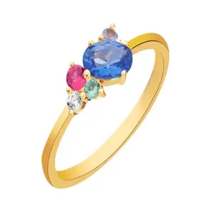   انگشتر طلا 18 عیار زنانه قیراط کد GH2625