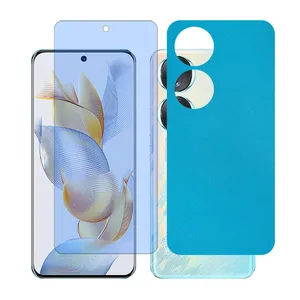 Glass together model anti blue screen protector suitable for Honor 90 mobile phone with back cover sticker 