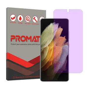 Promate Resistant model anti-purple screen protector suitable for Samsung Galaxy S21 Ultra 5G mobile phone