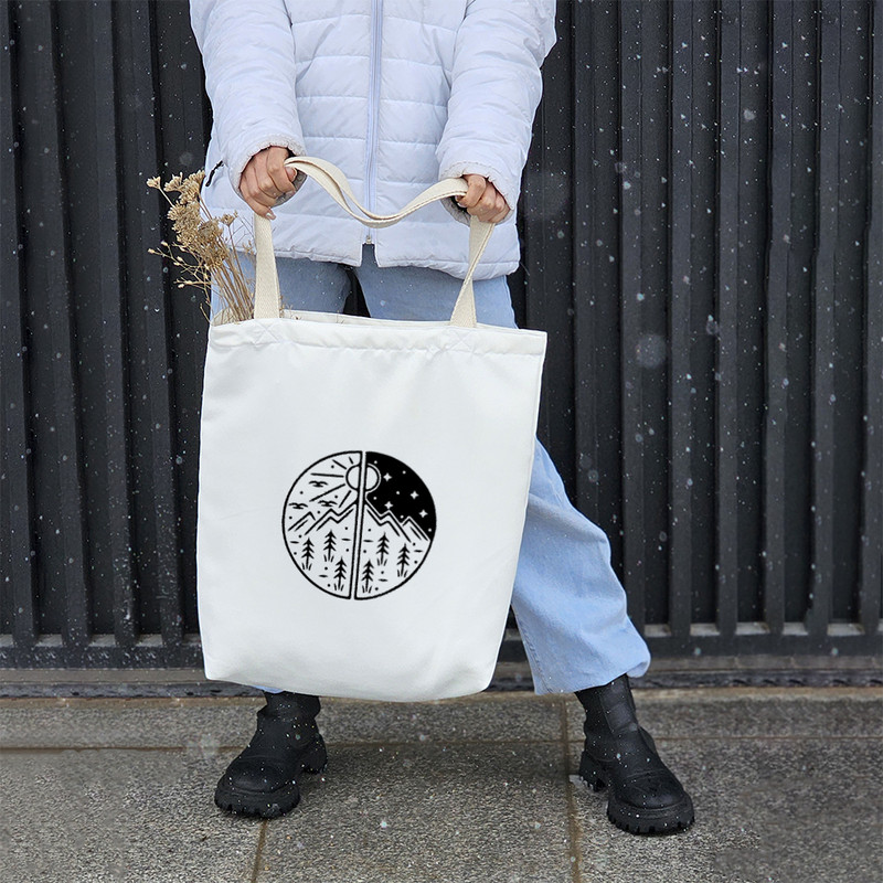 ساک خرید خندالو مدل طبیعت کد 7793