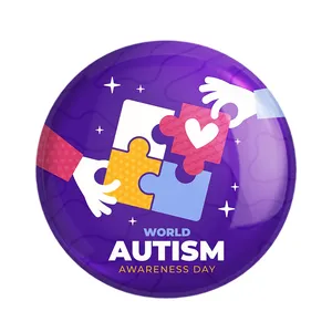 مگنت خندالو مدل اتیسم Autism کد 26762