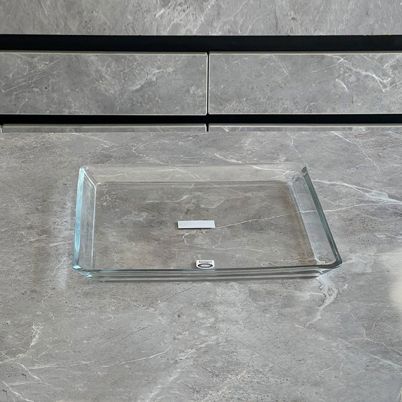 شیرینی خوری لیمون مدل مربع شیشه ای کد 2286