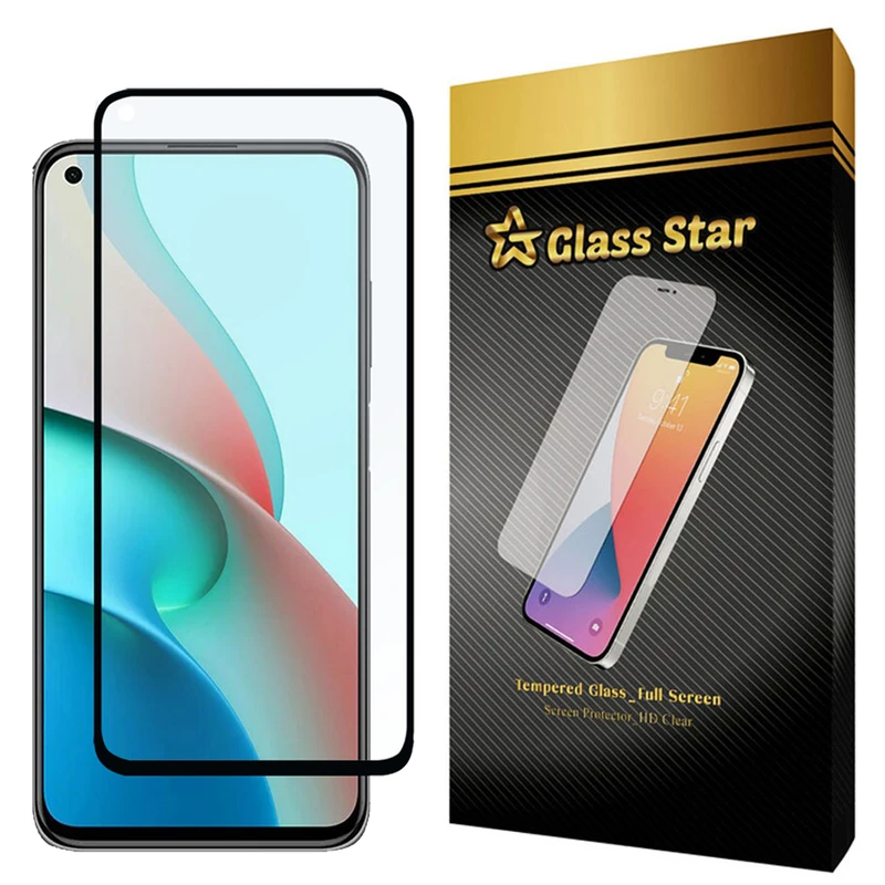 محافظ صفحه نمایش گلس استار مدل FUL مناسب برای گوشی موبایل شیائومی Redmi Note 9T