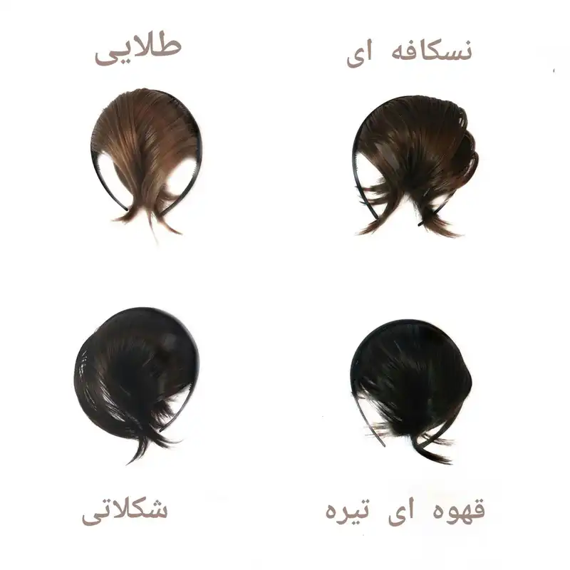 اکستنشن مو زنانه مدل چتری تلی