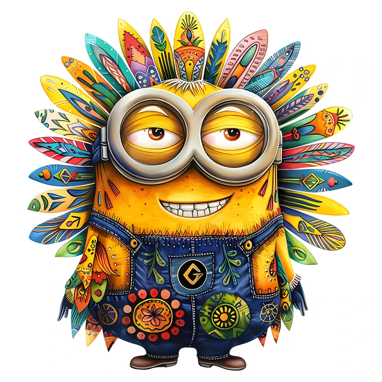 استیکر پارچه و لباس پاد آفرین مدل کارتونی کد S878