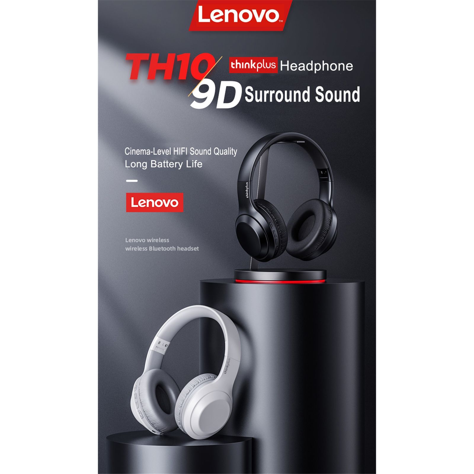 هدفون بی سیم لنوو مدل Thinkplus TH10 -  - 11