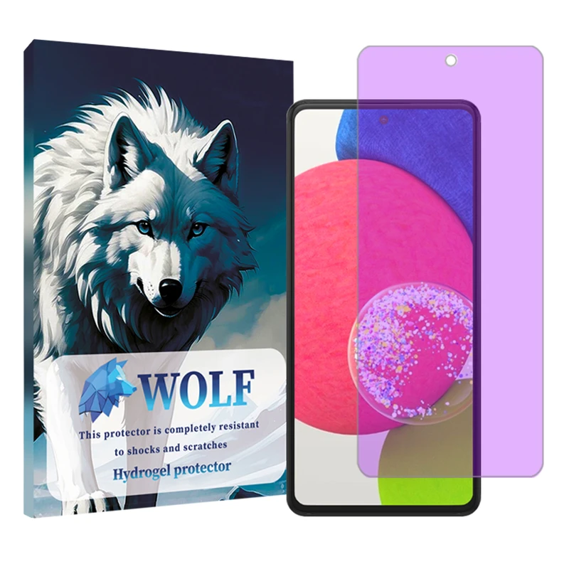 محافظ صفحه نمایش آنتی پرپل ولف مناسب برای گوشی موبایل سامسونگ Galaxy A52s