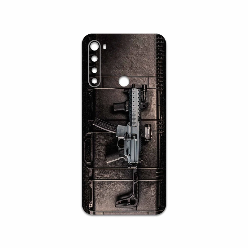 برچسب پوششی ماهوت مدل Gun مناسب برای گوشی موبایل شیائومی Redmi Note 8