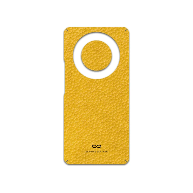 برچسب پوششی ماهوت مدل Mustard-Leather مناسب برای گوشی موبایل آنر X9a