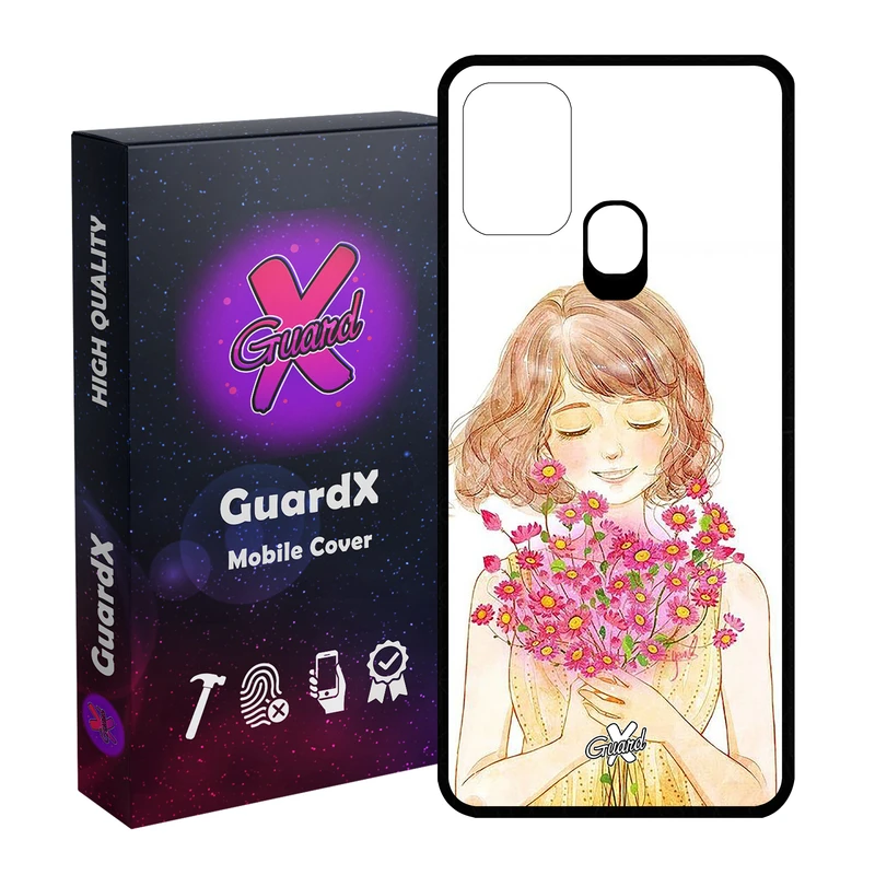 کاور گارد ایکس طرح دختر مدل Glass10239 مناسب برای گوشی موبایل سامسونگ Galaxy M31 / M31 Prime / F41