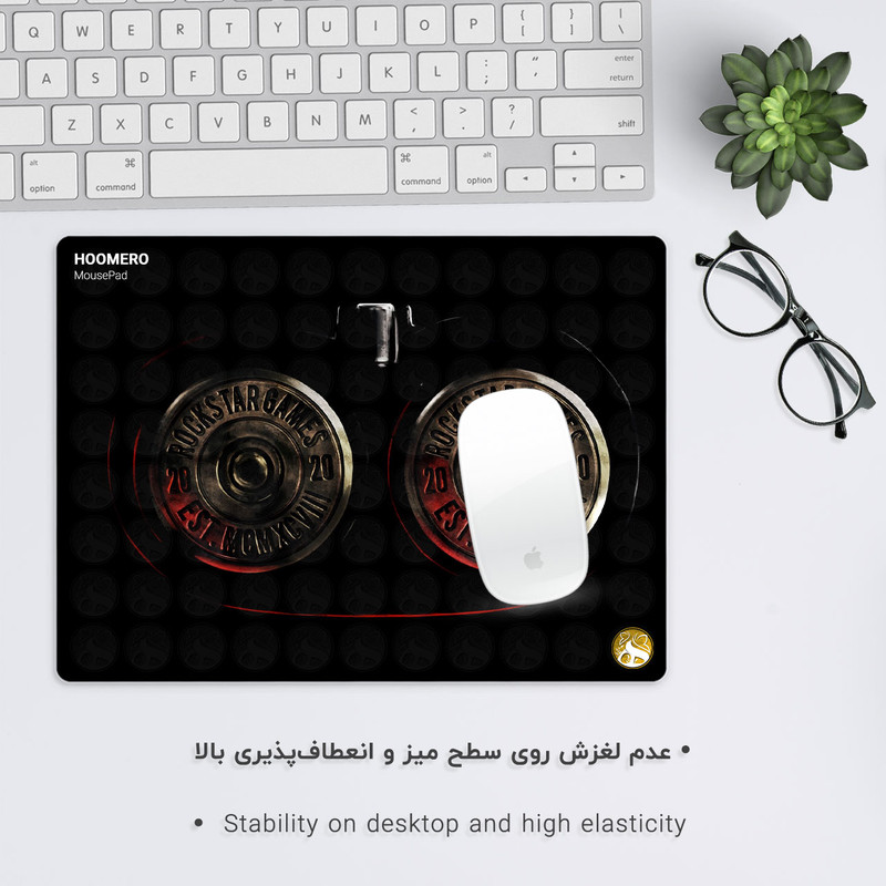 ماوس پد هومرو مدل A4511 طرح بازی Red Dead Redemption 2