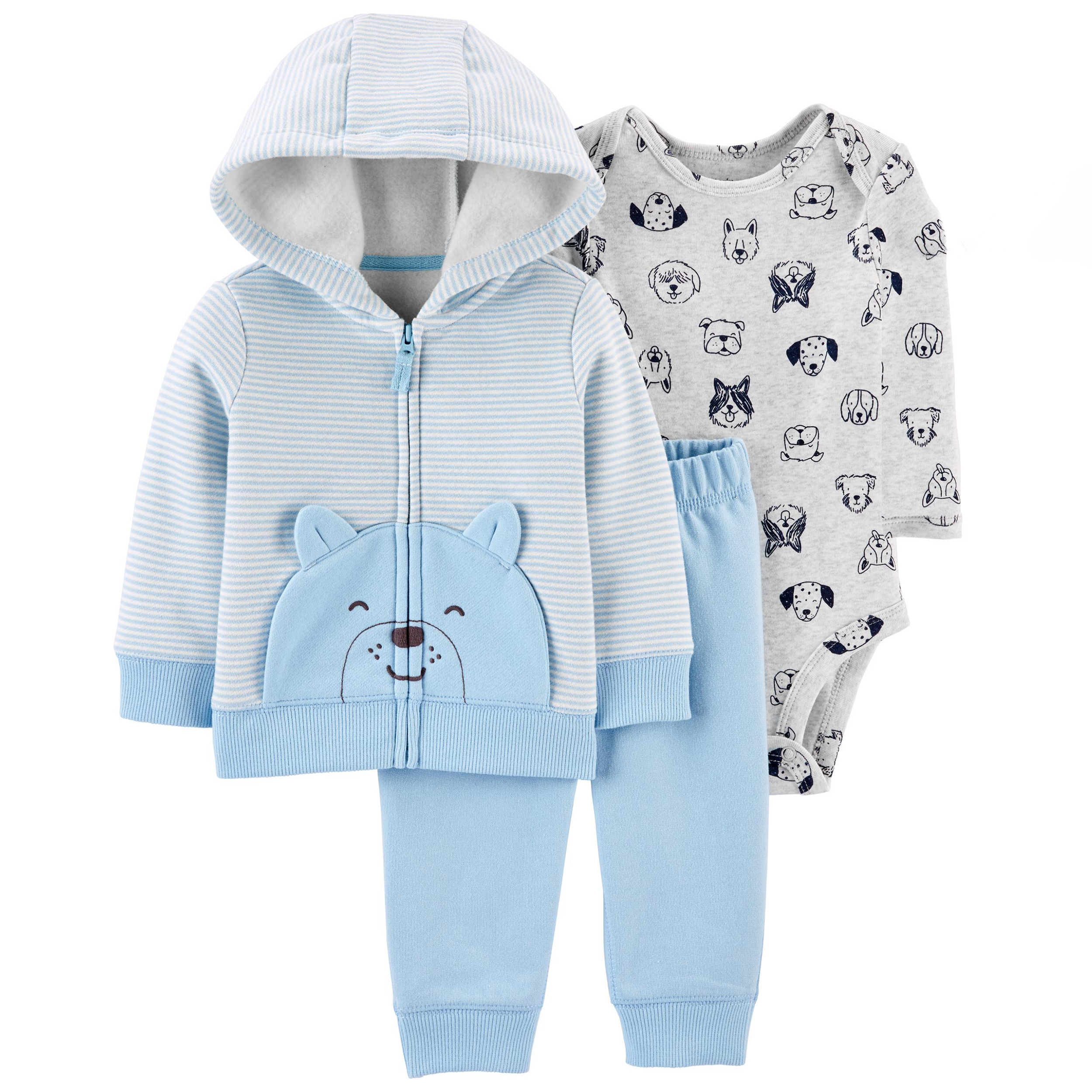 ست 3 تکه لباس نوزادی کارترز مدل 1530