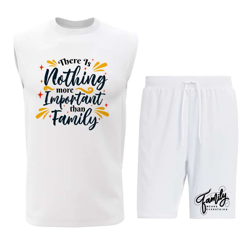 ست تاپ و شلوارک مردانه مدل F024W