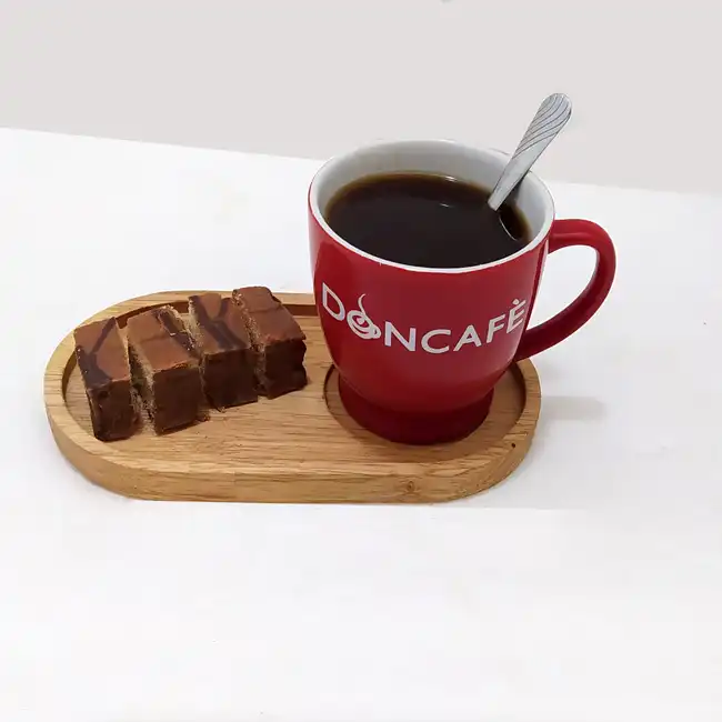 زیر لیوانی چوبی مدل بیضی