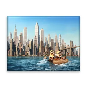 کاشی اطلس آبی طرح کارتون مینیون ها مدل T6199
