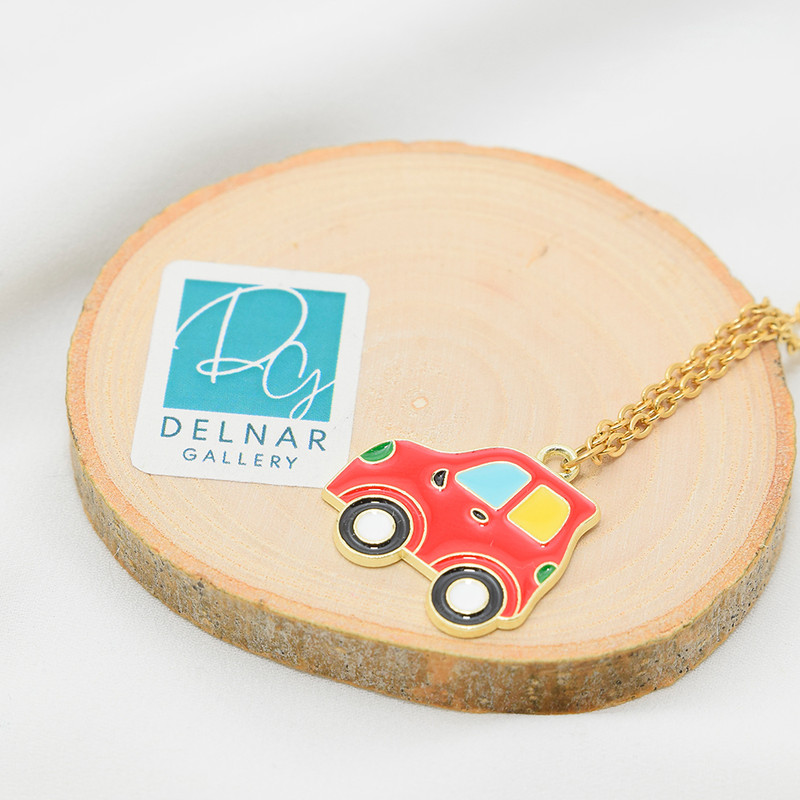 گردنبند دخترانه دلنار گالری مدل ماشین اسباب بازی گردنبند دخترانه دلنار گالری مدل ماشین اسباب بازی