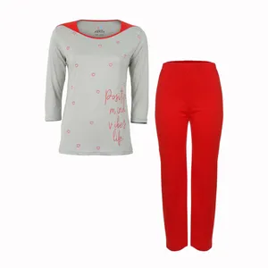 ست تی شرت و شلوار زنانه مدل 6026