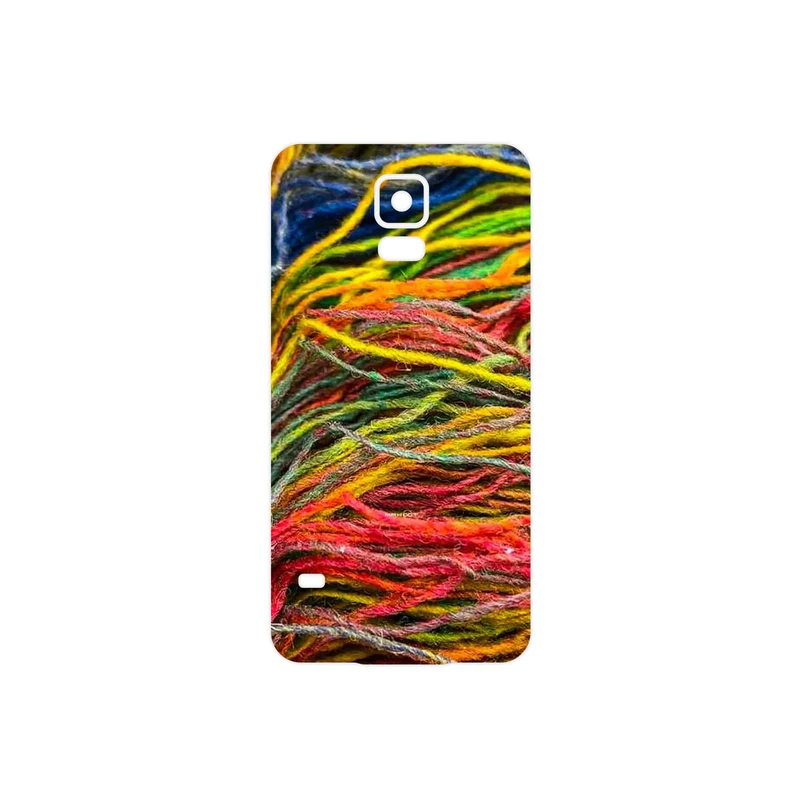 برچسب پوششی ماهوت مدل Fabric Texture 9 مناسب برای گوشی موبایل سامسونگ Galaxy S5