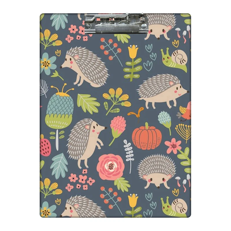 تخته شاسی طرح بک گراند جوجه تیغی و گل کد  0963238 سایز A4