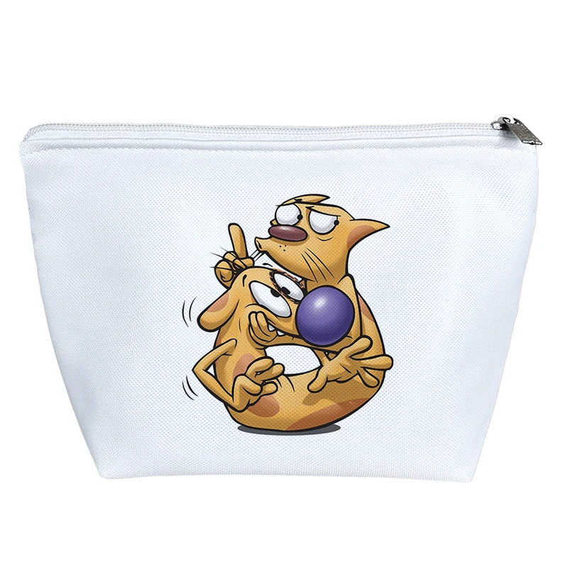 کیف لوازم آرایش دخترانه خندالو مدل گربه سگ کد H93