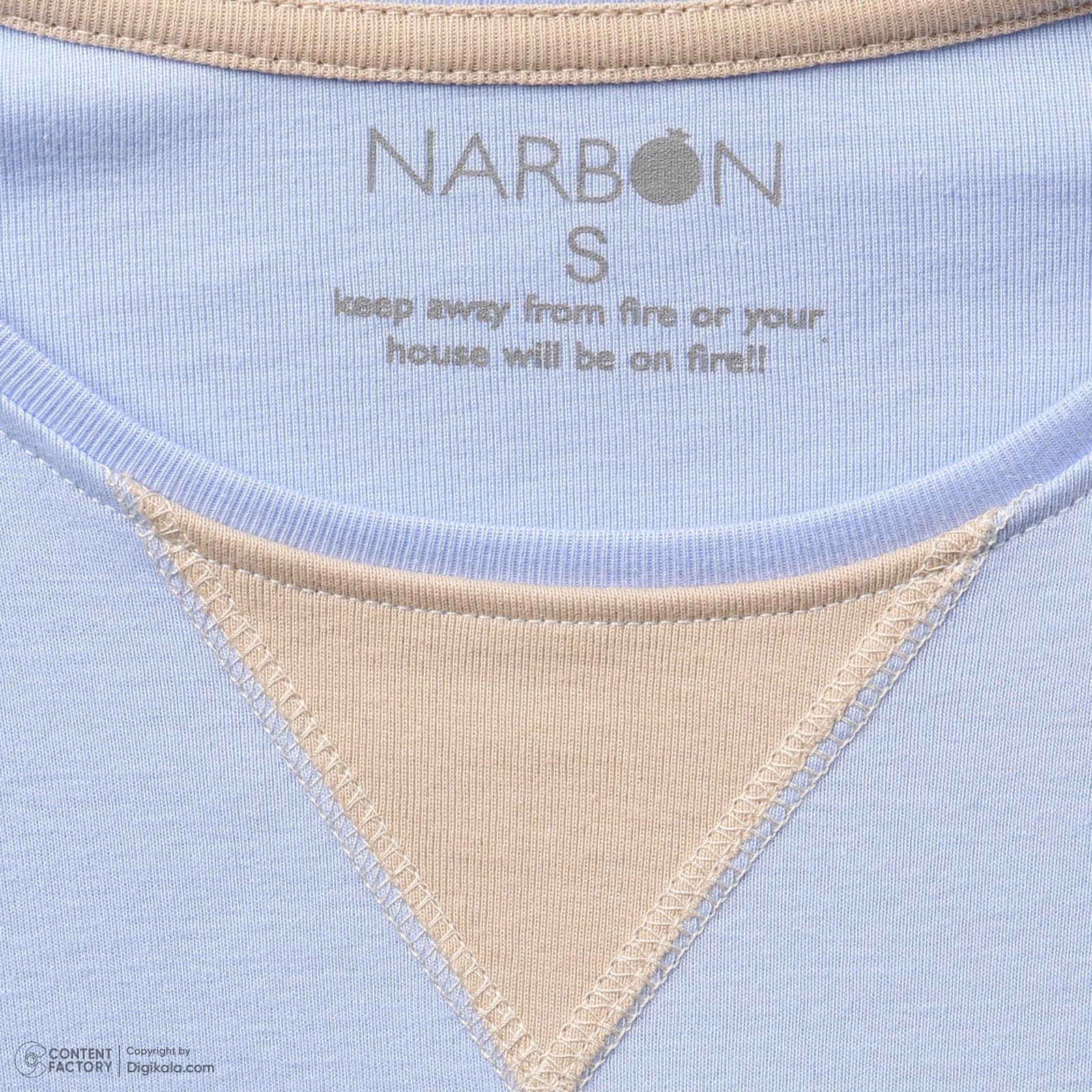 تی شرت آستین بلند مردانه ناربن مدل 1521311005103 - - 6