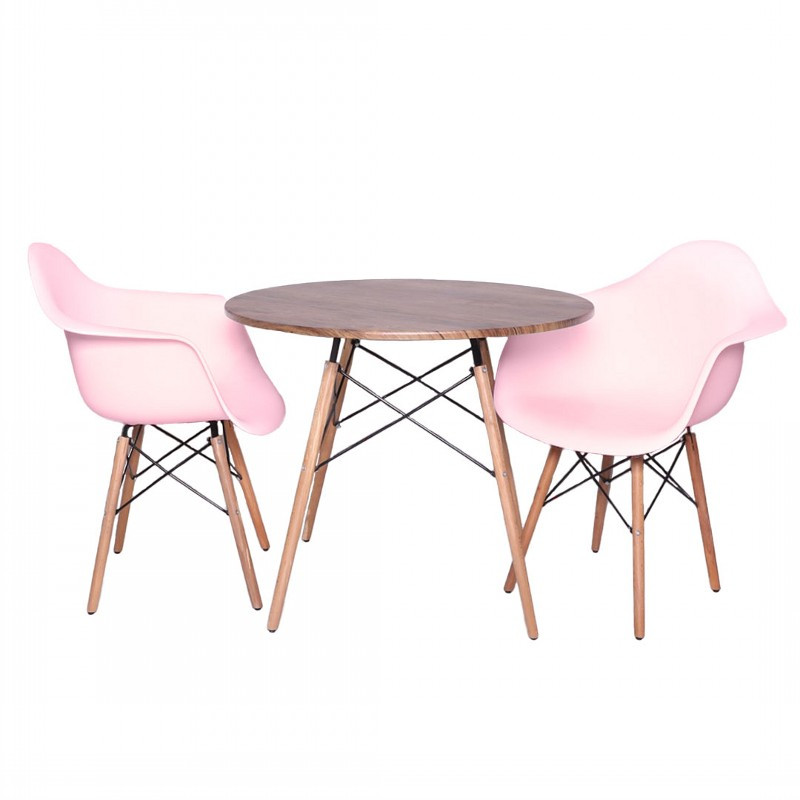 میز و صندلی ناهارخوری دو نفره مدل ایزی فایبر gm02