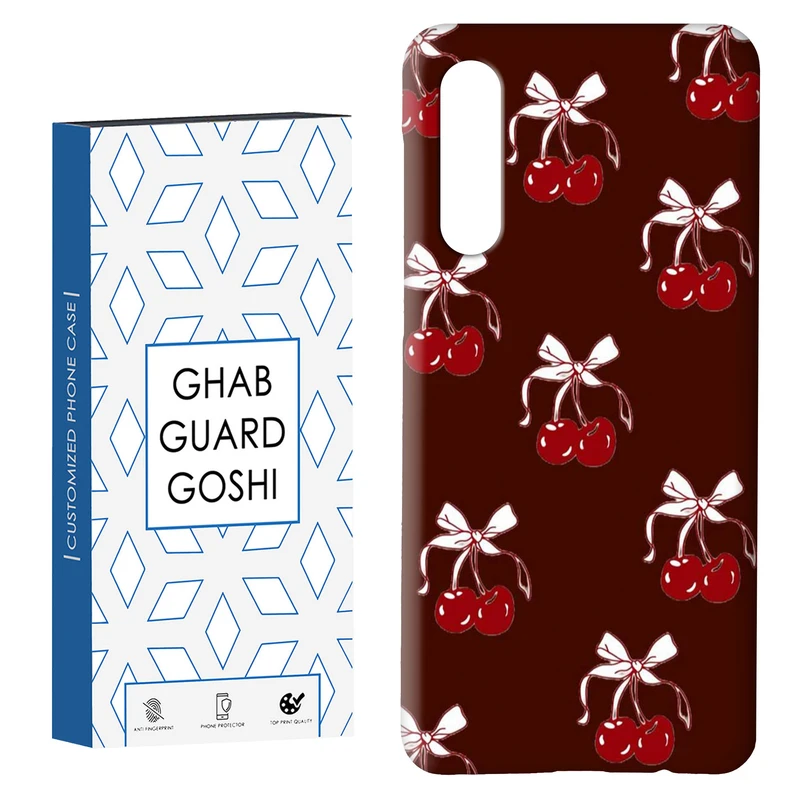 کاور قاب گارد گوشی طرح پاپیون و گیلاس کد Dimo-948 مناسب برای گوشی موبایل سامسونگ GALAXY A50 / A30s  