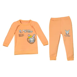 ست سویشرت و شلوار دخترانه مدل رگلان 25