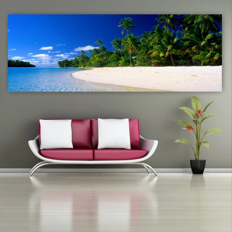 پوستر دیواری طرح ساحل مدلFD709