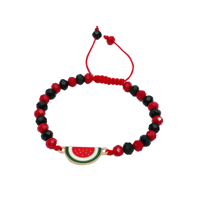 دستبند دخترانه مدل قاچ هندوانه یلدا  کد D 07