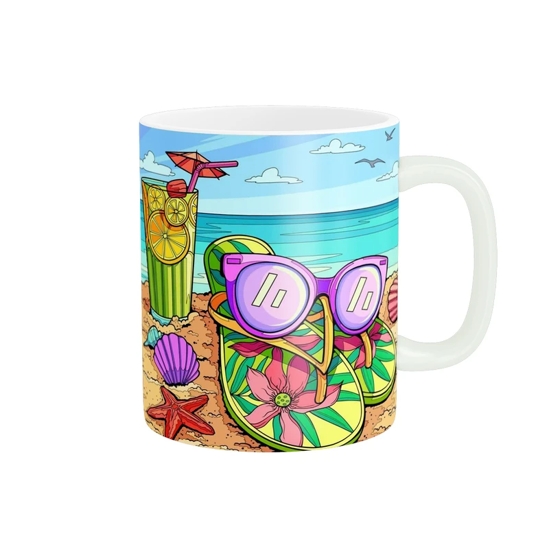 ماگ پاد آفرین طرح دریا کد 3544