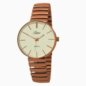 ساعت مچی عقربه‌ای کوارتز مدل کلاسیک فنری کد ti-roz1