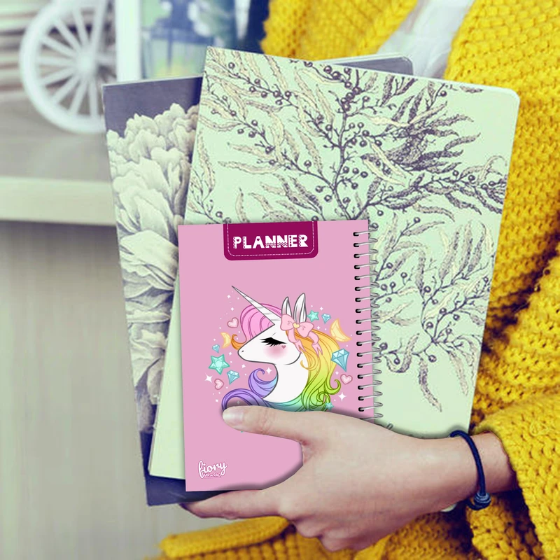 عکس شماره 13 : دفتر برنامه ریزی مستر راد طرح اسب تک شاخ مدل پلنر روزانه کد unicorn 1678