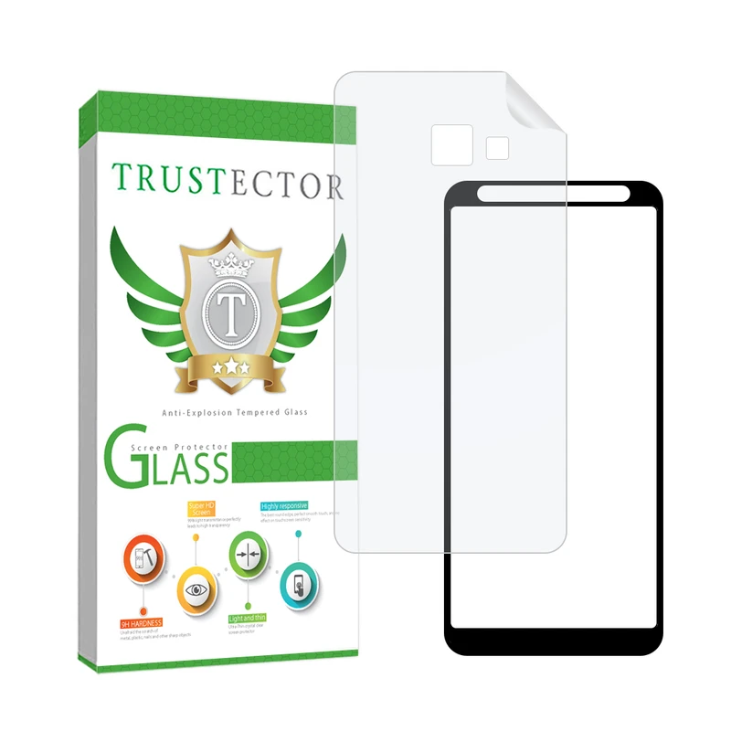 محافظ صفحه نمایش  تراستکتور مدل FUNABKTR مناسب برای گوشی موبایل سامسونگ Galaxy J4 Plus به همراه محافظ پشت گوشی