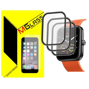 محافظ صفحه نمایش نانو ام‌گلس مدل Pmma-MG مناسب برای ساعت هوشمند میمو Watch WT2105 بسته سه عددی