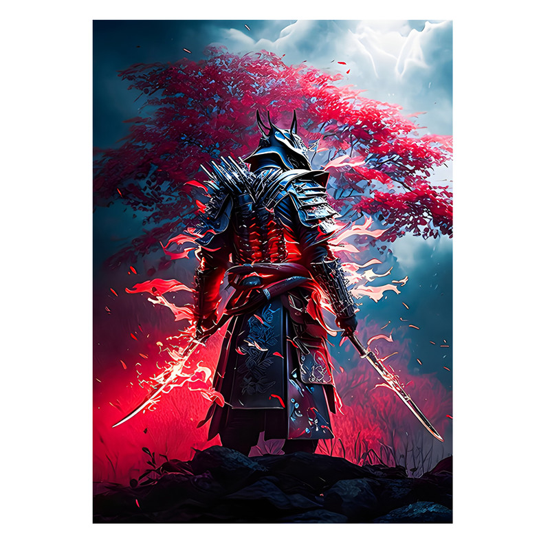 تابلو شاسی مدل گیمینگ سامورایی کد 05